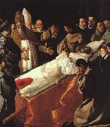 Francisco de Zurbaran The Lying in State of St.Bonaventura Sweden oil painting reproduction